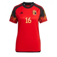 Dámy Fotbalový dres Belgie Thorgan Hazard #16 MS 2022 Domácí Krátký Rukáv